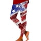 thumbnail image 1 of MKLEKYY Pantalones deportivos para mujer, leggings de yoga de cintura alta con estampado del Día de la Independencia para mujer, pantalones de entrenamiento para yoga y fitness 1327, 1 of 3