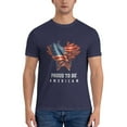 thumbnail image 5 of Generic Vintage T-Shirts Proud to be American Gildan Men's Short Sleeve T-Shirt 180g, 5 of 8