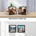 thumbnail image 3 of czcpp-8x8 Picture Frame Black, 8 by 8 Thin Square Photo Frame for Wall Tabletop Display, Single, 3 of 4