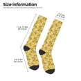 thumbnail image 2 of Naloa Flower Thigh High Socks Extra Long Stretchy Sock Women Over Knee High Opaque Stocking Daily Wear, 2 of 6