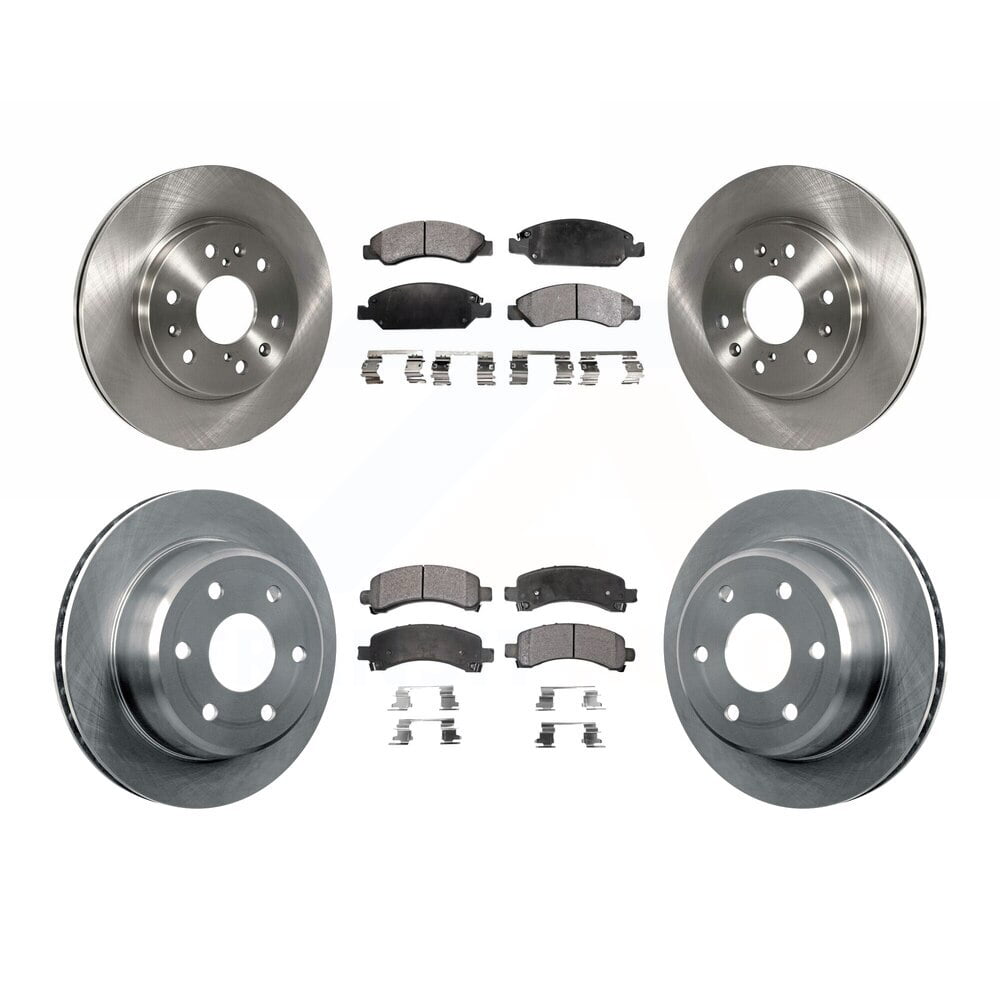 Front Rear Disc Brake Rotors And Ceramic Pads Kit For Chevrolet Express ...