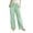 Green, variant on Ohufall Fleece Pajama Pants for Women Stretchy Wide Leg Sleep Pant Pockets Comfortable Solid Color Home Lounge Pants