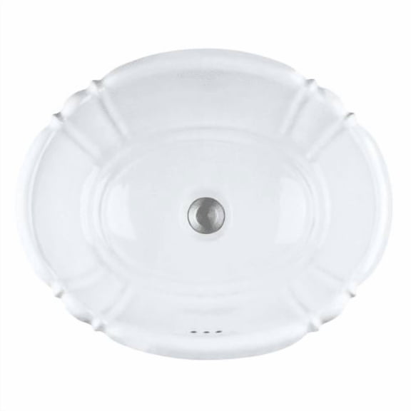 PROFLO PF1125 17-1/4 Self Rimming Bathroom Sink White