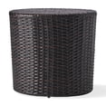 thumbnail image 2 of Christopher Knight Home  Keaton Wicker Barrel Side Table Brown, 2 of 5