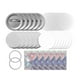 thumbnail image 4 of Suministros para hacer botones de 902 piezas, piezas de insignias, manualidades, película transparente, 5,8 cm, kits de bricolaje para hacer pines de, 4 of 9