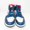 thumbnail image 3 of Ni - ke Ni - ke Womens Air Jordan 1 Mid BQ6472-146 Blue Basketball Shoes Sneakers Size 8, 3 of 5
