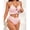 04, variant on Women's Bikini Sets Two Piece Swimsuits Triangle Halter Top String Cheeky Thong Bottom Bathing Suit