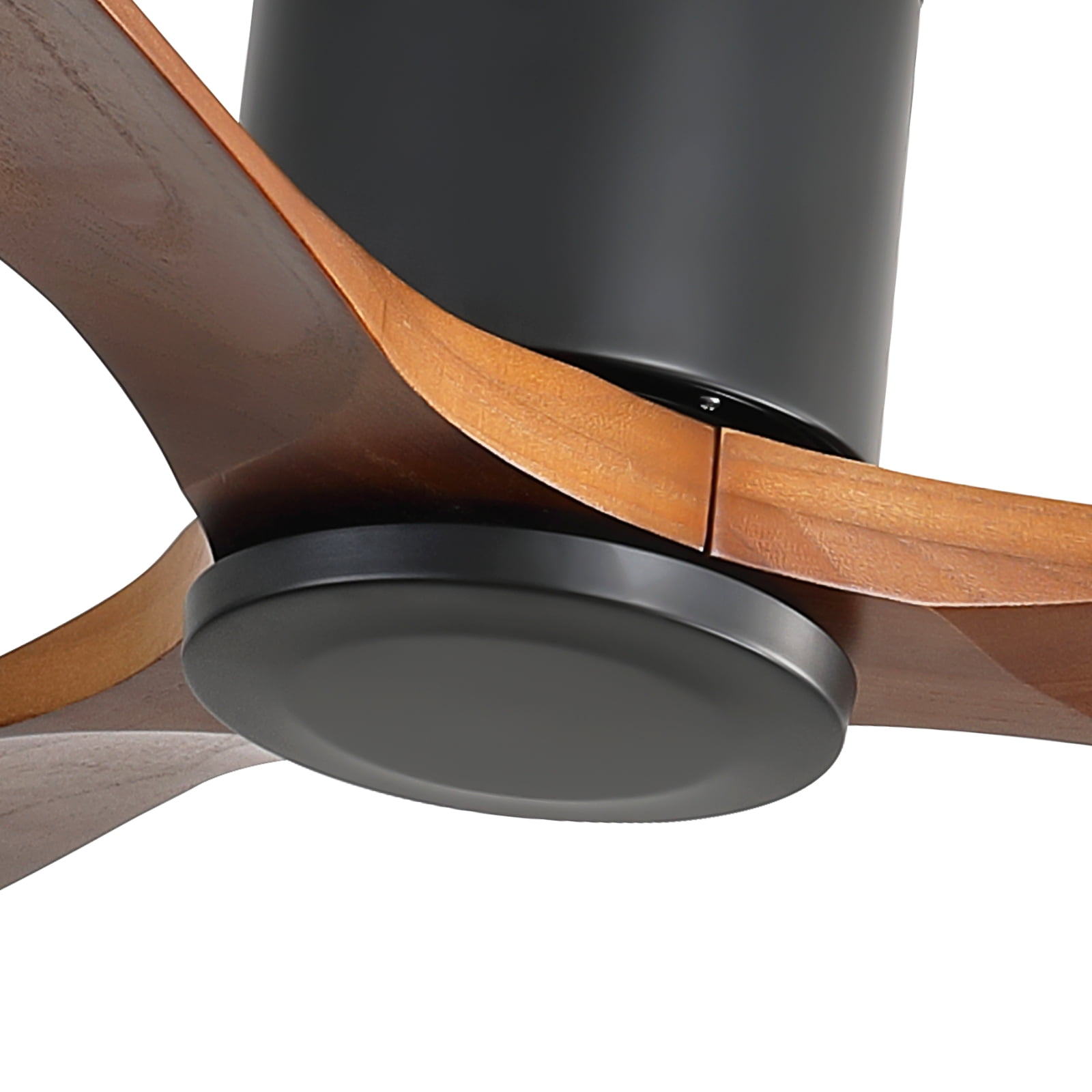 Sofucor 52" Smart Ceiling Fan, Indoor/Outdoor Ceiling Fans Without Lights, Compatible with Alexa/Google/App, 3-Color Light 6-Speed Timing Reversible DC Motor