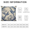 thumbnail image 5 of JEUXUS Farmhouse Christmas Pillow Covers  Chinoiserie Blue And White Porcelain  Throw Pillow Covers Decorative Home Decor Vintage Chinese Style Oriental Floral Pattern Cushion Case for Couch, 5 of 5