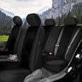 thumbnail image 3 of Juego completo de fundas de neopreno FH Group para asientos de coche, universales, negras, 3 of 9