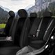 thumbnail image 3 of Juego completo de fundas de neopreno FH Group para asientos de coche, universales, negras, 3 of 9