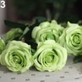 thumbnail image 6 of Joernso 1Pc 1 Head Lifelike Artificial Faux Silk Rose Fake Flower Wedding Bridal Decor, 6 of 8