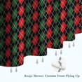 thumbnail image 6 of Multicolor Christmas Pattern Shower Curtain 84"x72" ,Bathroom Decorative Shower Curtains Set with 12 Hooks,Modern Waterproof Washable Shower Curtain, 6 of 6