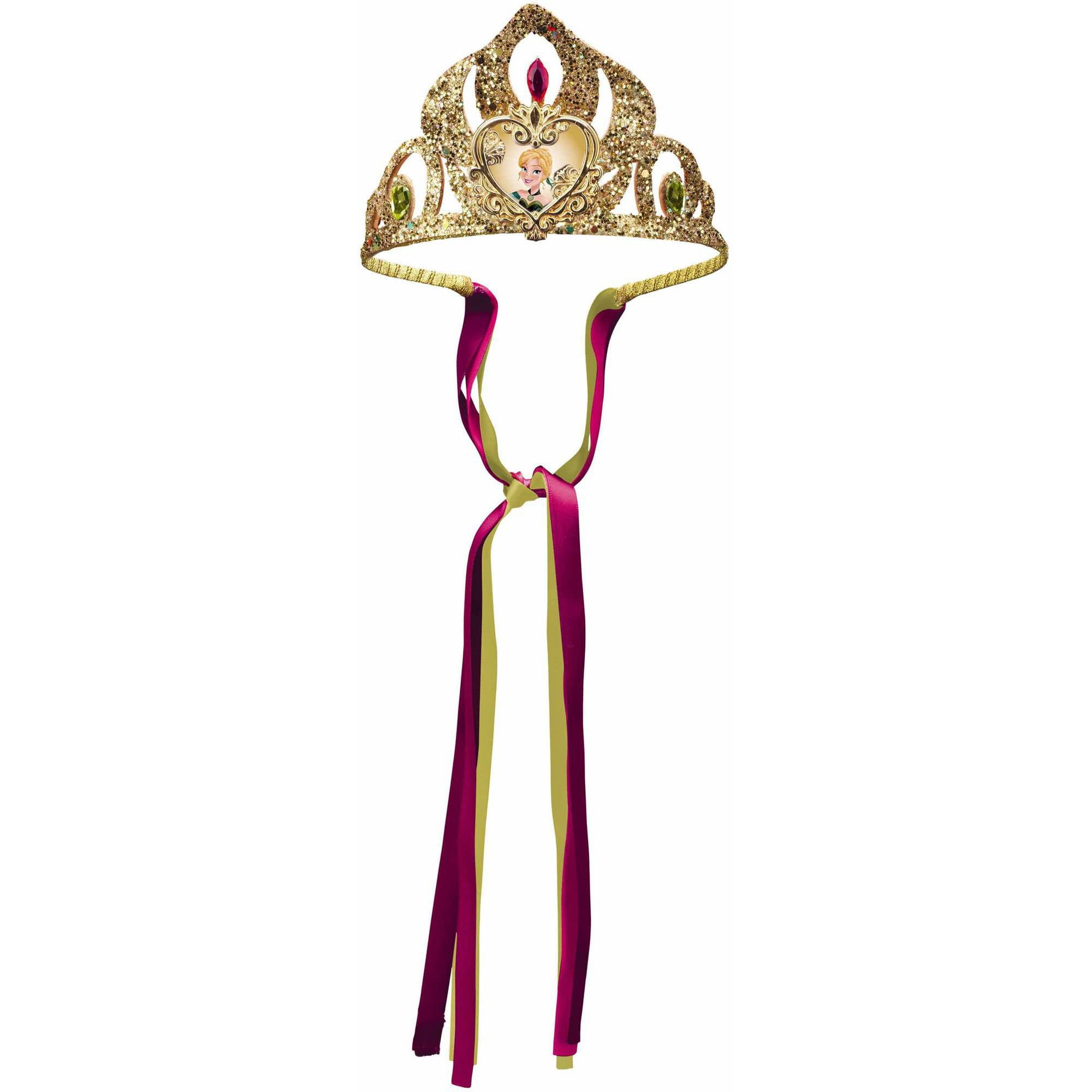 DISNEY STORE Princess Frozen Anna Coronation Light Up Wand & Tiara Crown Costume DISNEY STORE Princess Frozen Anna Coronation Light Up Wand & Tiara Crown Costume