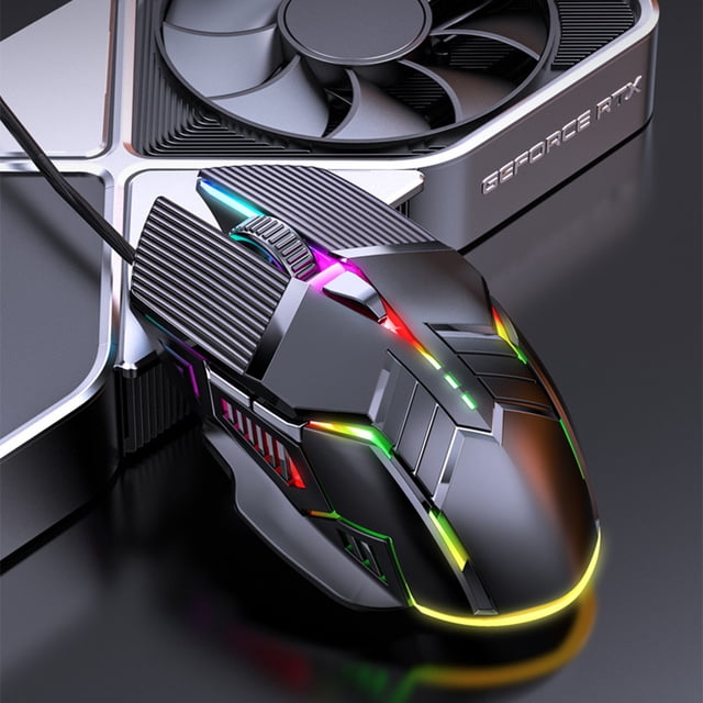 VONKY Compact And Lightweight USB Mouse Convenient For On Go Sensitive And Accurate Wired Gaming Mouse non voice pink