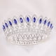 thumbnail image 2 of Zhuge Tiara de boda para novia, diadema de princesa, corona nupcial, joyería para el cabello con diamantes de imitación de cristal, decoración para novia, cumpleaños, graduación, boda (D), 2 of 4