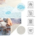 thumbnail image 3 of 2 Piece Bath Mat Set with U-Shaped Toilet Mat and Rectangle Bath Rugs Non Slip Machine Washable Bathroom Mats Snowman Pine Branch, 3 of 7