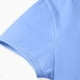 thumbnail image 4 of Camiseta plisada de cuello redondo y manga corta de color liso para niños de primavera y verano, top de poliéster para niños., 4 of 7