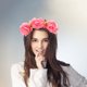 thumbnail image 4 of unbranded Floral Rosa Con Realistas Para Accesorio De Fiesta Y, 4 of 8