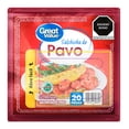 thumbnail image 1 of Salchicha de pavo Great Value 20 pzas en 1 kg, 1 of 5