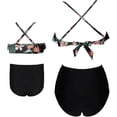 thumbnail image 3 of Girls Swimsuit Two Pieces Bikini Set Ruffle Falbala Swimwear Bathing Suits, 3 of 4