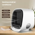 Kinaerty Mini Air Cooler Desktop Cooling Fan with 3 Speed Settings