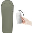 thumbnail image 1 of Nordic ultralight lined sleeping bag only 128g travel blanket with small packing inner sleeping bag suitable for backpacking, hostels, camping, 1 of 5