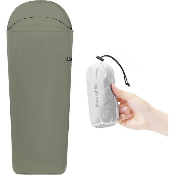 Nordic ultralight lined sleeping bag only 128g travel blanket with small packing inner sleeping bag suitable for backpacking, hostels, camping
