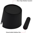 thumbnail image 3 of Caja para golpear café de 4,8 pulgadas, duradera, con absorción de impactos, estilo barista, con barra extraíble y base antideslizante, regalo (redonda) Sincero Electrónica, 3 of 5