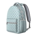 thumbnail image 4 of Vintage Checkered Backpack Retro Plaid and Moroccan Geometric Pattern School Bag for Student and Student, 4 of 6