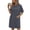 A120 Black, variant on Women's Vintage Polka Dot Print T Shirt Dress Short Sleeve Crew Neck Knee Length Loose A Line Dress with Pockets Casual Summer Sun Dress Stylish Breathable Daily Dress