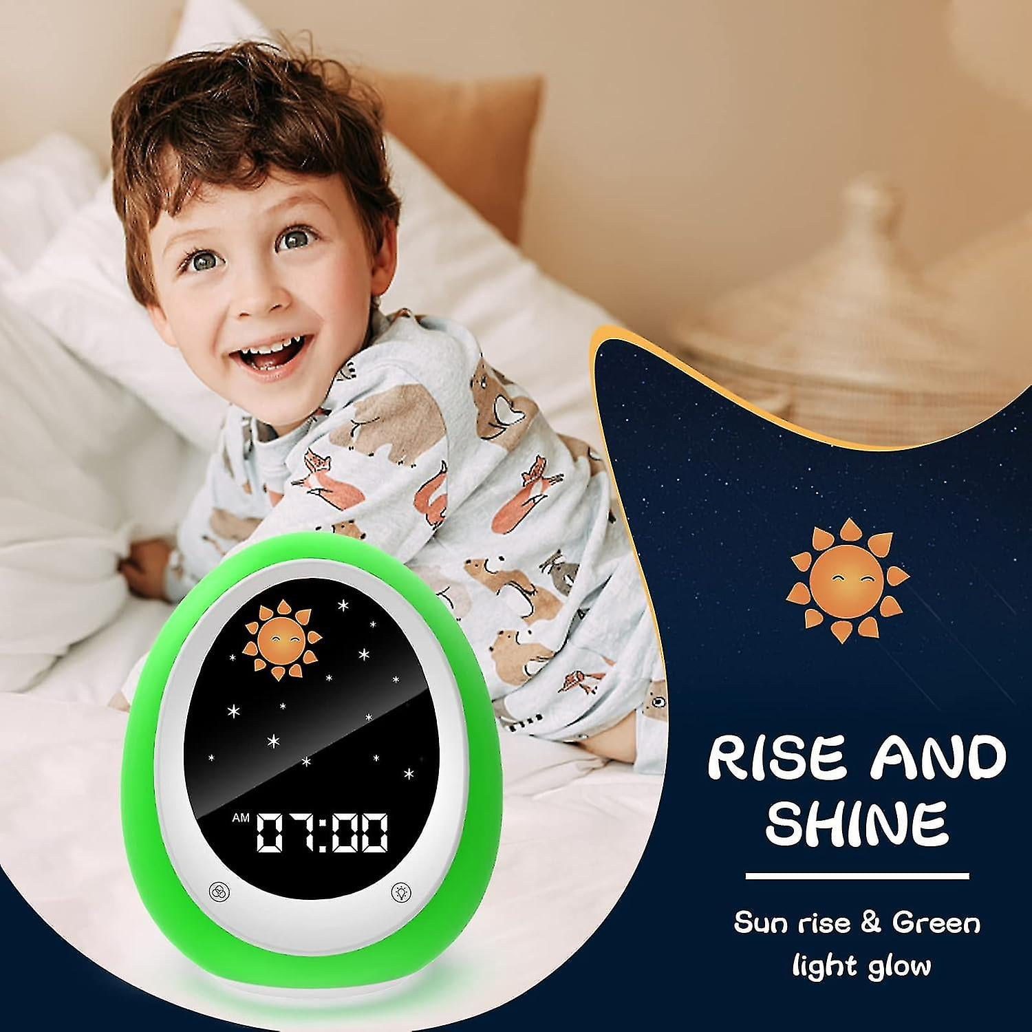 Routine Helper Sleep Trainer Kids Alarm Clock nursery Noise Machine Night Light With Nap Timer For Younger teenager week Walmart