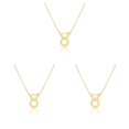 thumbnail image 1 of Collar de amistad Minnieouse Ajustable Ins Color rápido Personalidad Ligero Tauro dorado CBP198548, 1 of 1