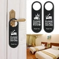 thumbnail image 1 of Do Not Disturb Signs Door Knobs Hanger Pendant Cleaning Label Make Up Room, 1 of 9