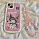 thumbnail image 1 of Funda de teléfono de dibujos animados Sanrio Kuromi Toy Story Lotso con cordón, carcasa trasera suave anticaída para iPhone 14, 13, 12, 11 Pro Max, 11 Fivean unisex, 1 of 2