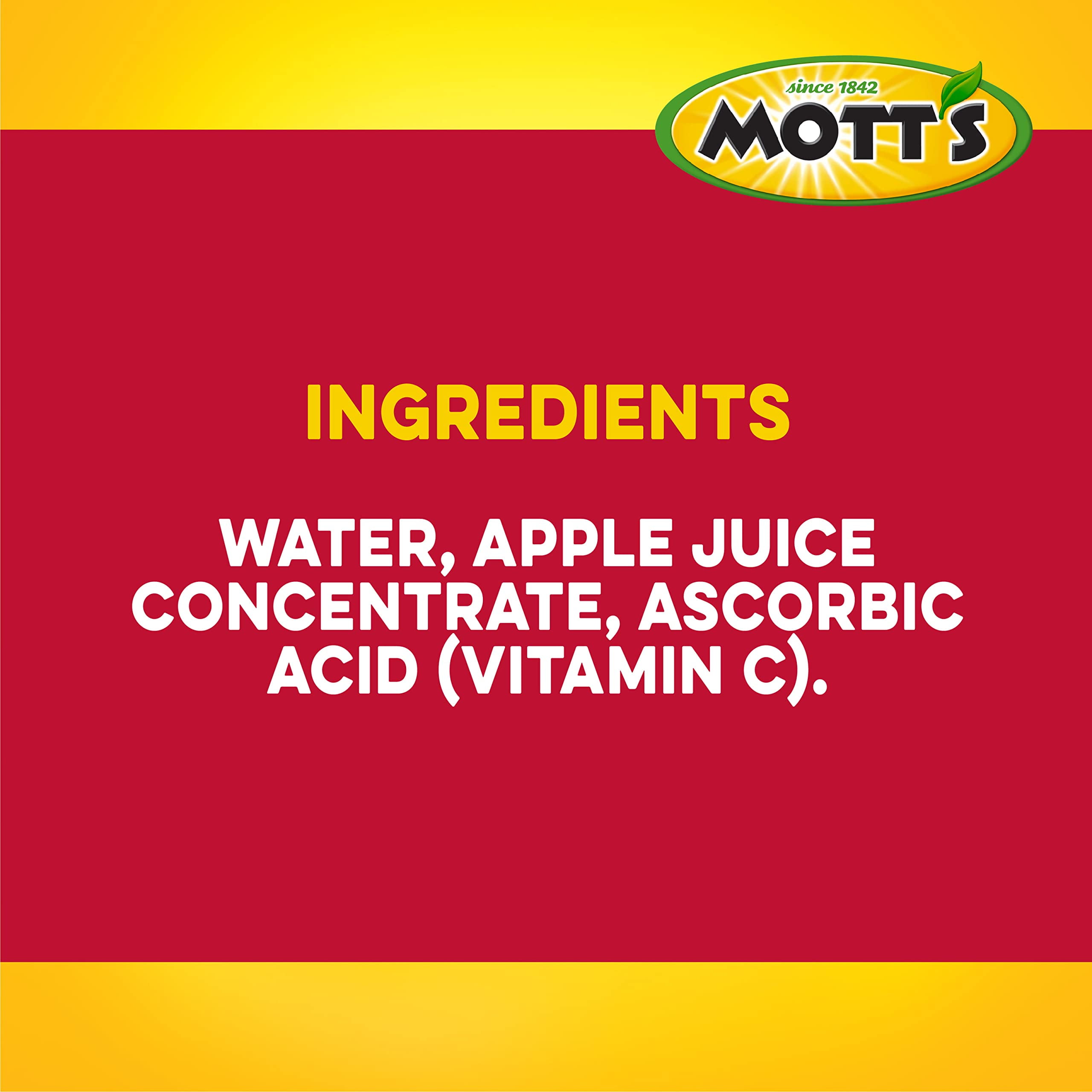 Mott's Apple Juice Bottles, 8 fl oz, 6-Count (Pack of 2)