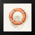 thumbnail image 2 of Caroline, Emma 12x12 Black Modern Framed Museum Art Print Titled - Nautical Safety I, 2 of 5