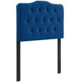 thumbnail image 6 of Annabel Twin Diamond Tufted Performance Velvet Headboard in Navy, 6 of 6