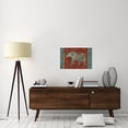 thumbnail image 2 of Global Gallery's 'Elephant Caravan IIM' by Daphne Brissonnet Stretched Canvas Wall Art, 2 of 4