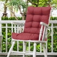 thumbnail image 4 of iMounTEK :16.93 " x16.93" Plain Wine Red Rocking Seating Chair Cushion, 4 of 11