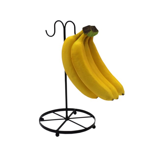 Metal Fruit Basket Stand Banana Hook Hanger Holder Storage Hanging Rack Decor
