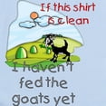 thumbnail image 2 of CafePress - Haven't Fed Goats Yet Infant Bodysuit - Baby Light Bodysuit, Size Newborn - 24 Months, 2 of 4