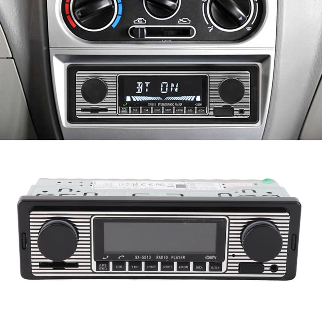 Radio Estéreo Para Automóvil 5.0, Radio Para Automóvil Llamadas Manos Libres, Con Reloj/control Remoto Reproductor De MP3 Compatible Con US