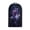 Dark Blue and Purple Rose, variant on HELLHERO Dark Blue and Purple Rose Coffee Machine Dust Cover for Kitchen Use Dustproof