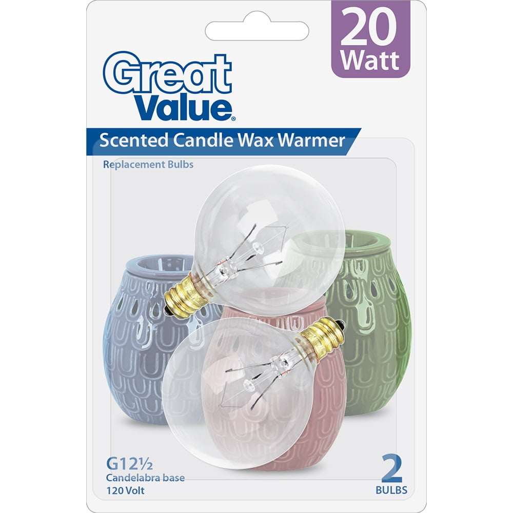 Great Value Scented Wax Warmer, 20W, 2 Count