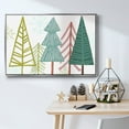 thumbnail image 6 of Modern Holiday Collection A - Framed Gallery Wrapped Holiday Canvas - 25 x 37 - Silver Frame, 6 of 9