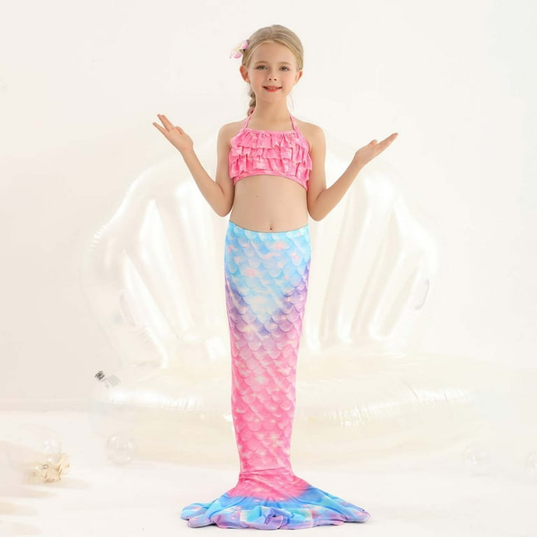 AIDEAONE Girls Swimsuit 3 Piece Cute Bathing Suit With Cover Up Quick Dry Swimwear 5-12T - Product Details