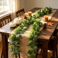 thumbnail image 4 of AYktou Maple Leaf Garland, 5.9Ft Artificial Ivy Garland Greenery Maple Leaves Vines Hanging Decor, Table Decor Artificial Maple Leaves Garland Vine for Home Mantle Party Indoor/Outdoor Decor, 4 of 6