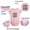Pink, variant on iDzn Pack of 2, God knew my heart needed you & I am Proof God Answers Prayers Funny Rompers For Babies, Newborn Baby Unisex Bodysuits, Infant Jumpsuits, Toddler 0-24 Months Kids One-Piece Oufits