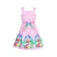 thumbnail image 2 of Girls Dress 2 Piece Bag Pink Easter Bunny Egg Hunt Tank Strap Bow Tie 6 Years, 2 of 9